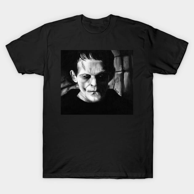 THE MONSTER OF FRANKENSTEIN T-Shirt by roublerust